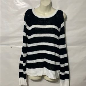 Bloomingdales Open Shoulder/Open Back Sweater